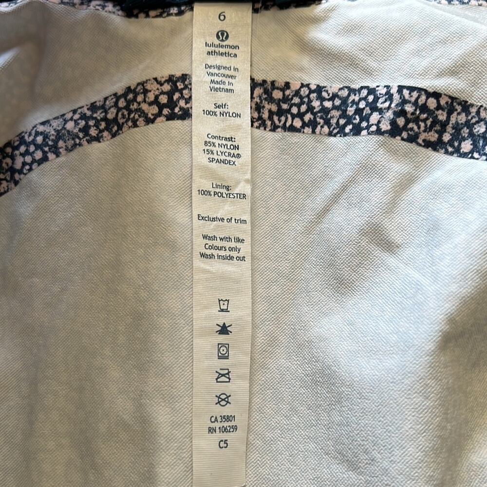 Lululemon Runaway Jacket Pebble Print‎ Parfait 6 - Picture 9 of 12
